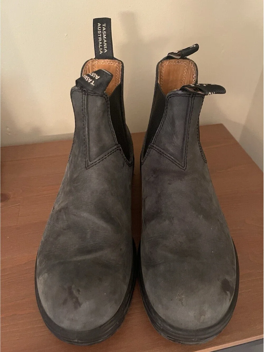 Blundstone All Terrain Leather Chelsea Boots Charcoal UK 7.5 US 8.5 Men
